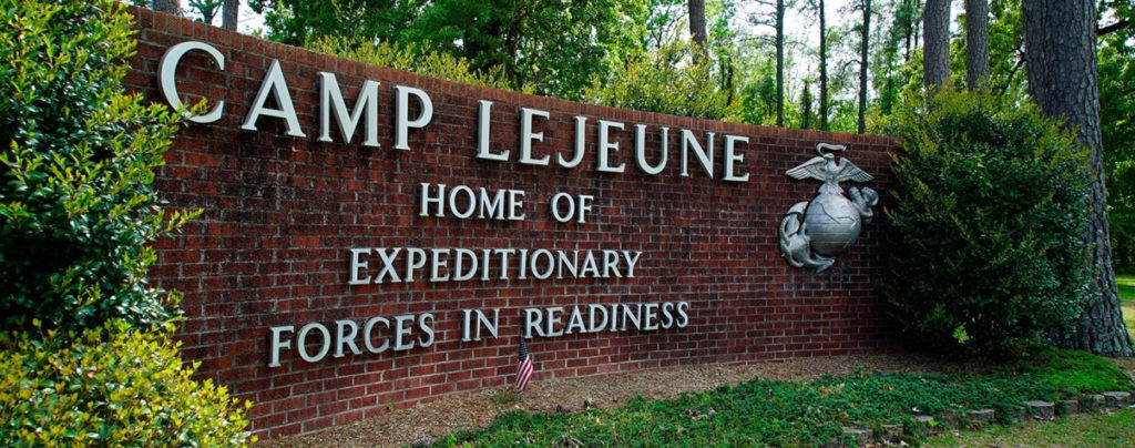 Camp Lejeune sign