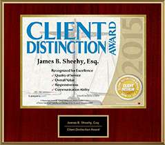 Client Distinction award plaque
